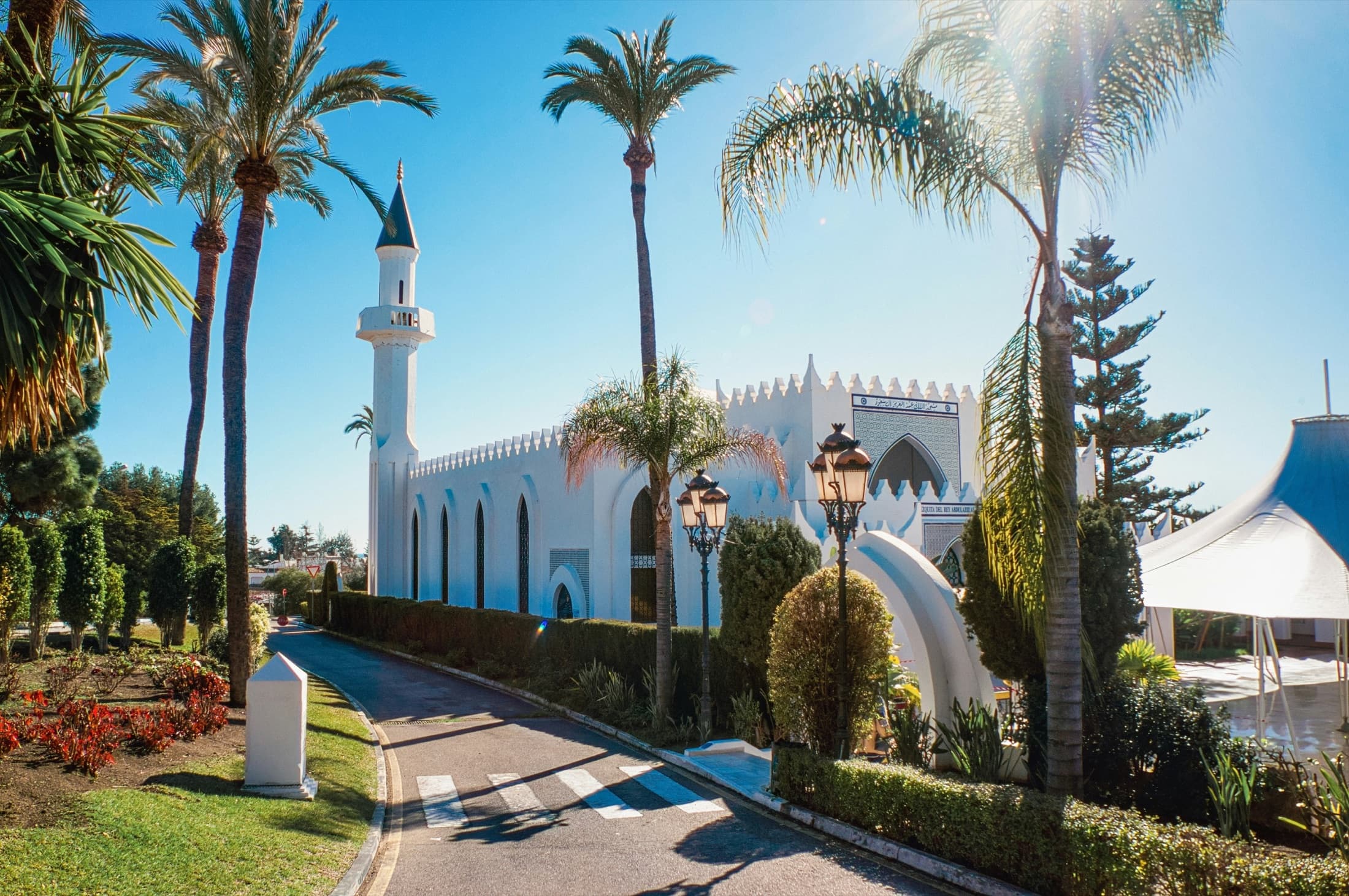 Koepel van de Koning Abdul Aziz Moskee in Marbella